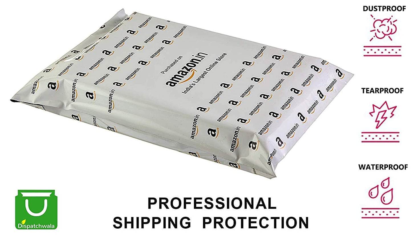 RAGI Packing Supply Amazon Printed Courier Bag 60 Micron - 8107250319499 - All Products - Courier Bags, Packaging Materials, Shipping Envelopes, Tamper Proof