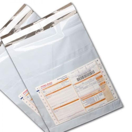 RAGI Packing Supplys Plain Temper Proof Courier Bag Pod 60 Micron with Document Pouch - 8107250090123 - Home page - courier bag plain temper proof water proof courier bag document pouch bag envelopes cover 60 micron tamper proof plastic parcel polybags for shipping packing plastic courier bag SPN-RECPC, Courier Bags, Packaging Materials, Shipping Envelopes, Tamper Proof