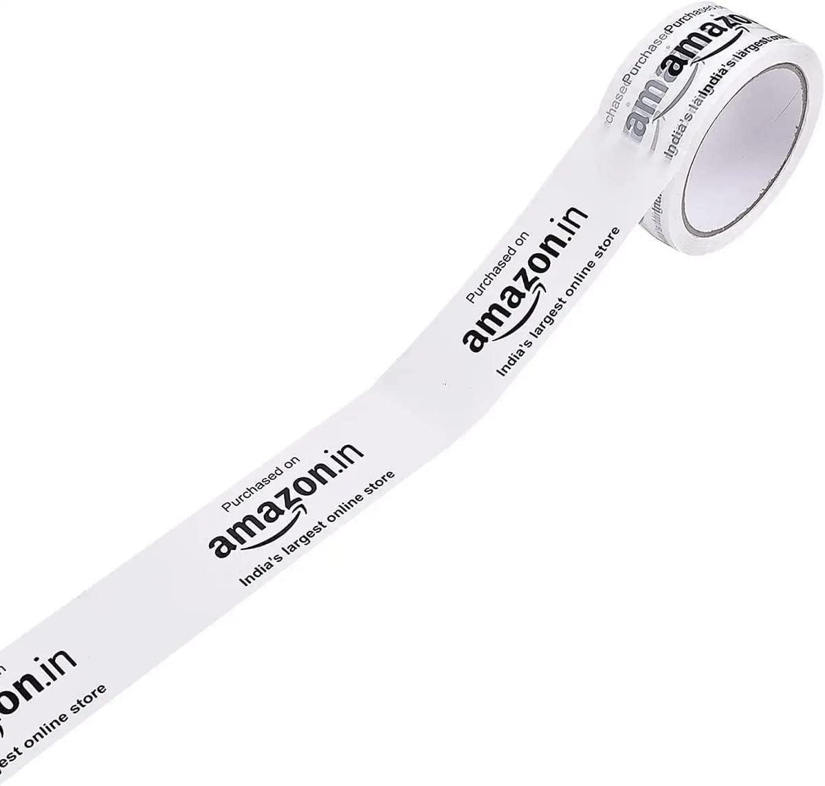 Ragi Packing Supply Amazon Printed Milky white Tape (2 inch, 65mtr), Strong Tape - 8107250811019 - All Products - 2 inch, Adhesive Tape, Branded Tape, Packaging Tape, Shipping Supplies