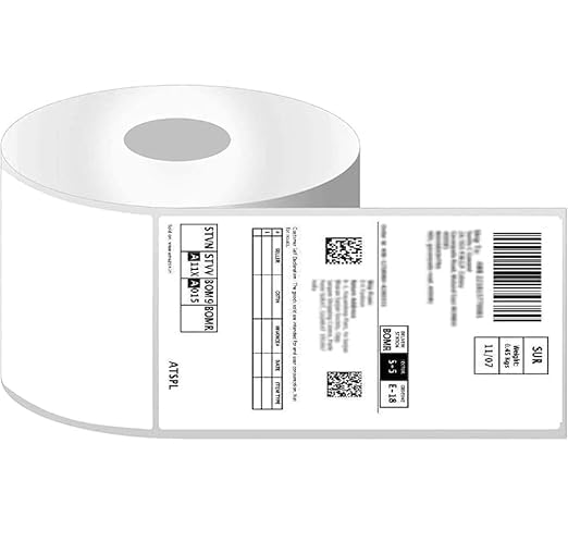 RAGI Packing Supply Thermal Roll 3 * 5 inches (75 * 125mm - 400 Label per roll) Barcode Labels Stickers - 8107250516107 - All Products - 3 * 5, Barcode Stickers, Shipping Labels, Thermal Labels, Warehouse Supplies
