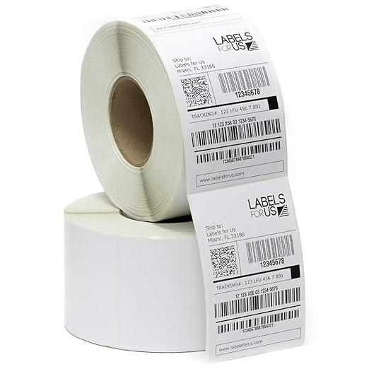 RAGI Packing Supply Thermal Roll 3 * 5 inches (75 * 125mm - 400 Label per roll) Barcode Labels Stickers - 8107250516107 - All Products - 3 * 5, Barcode Stickers, Shipping Labels, Thermal Labels, Warehouse Supplies