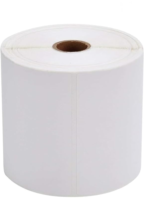 RAGI Packing Supply Thermal Roll 3 * 5 inches (75 * 125mm - 400 Label per roll) Barcode Labels Stickers - 8107250516107 - All Products - 3 * 5, Barcode Stickers, Shipping Labels, Thermal Labels, Warehouse Supplies
