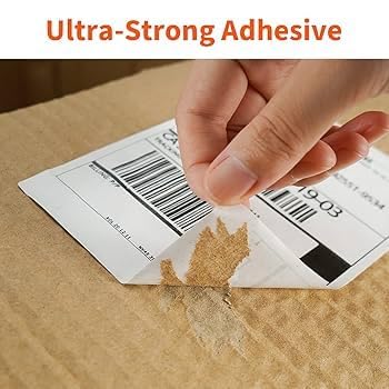 RAGI Packing Supply Thermal Roll 3 * 5 inches (75 * 125mm - 400 Label per roll) Barcode Labels Stickers - 8107250581643 - All Products - 3 * 5, Barcode Stickers, Shipping Labels, Thermal Labels, Warehouse Supplies